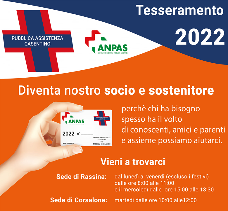 tesseramento 2022